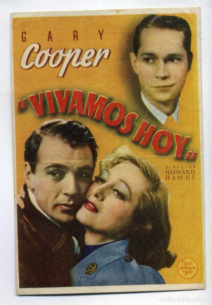 Cine: VIVAMOS HOY, con Gary Cooper. C/I. - Foto 1