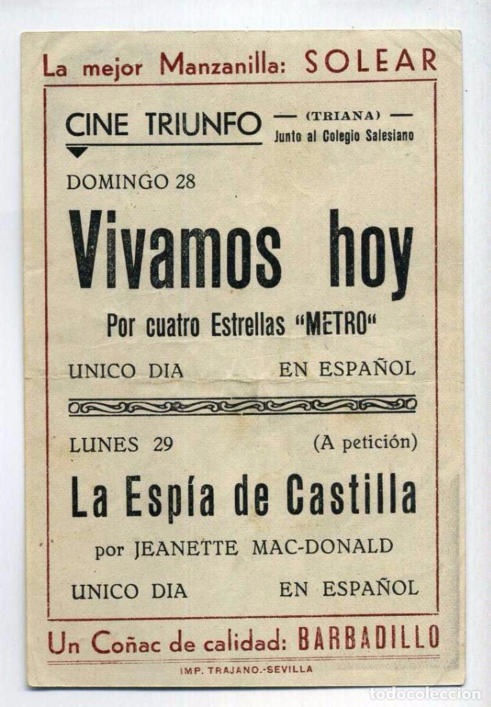 Cine: VIVAMOS HOY, con Gary Cooper. C/I. - Foto 2