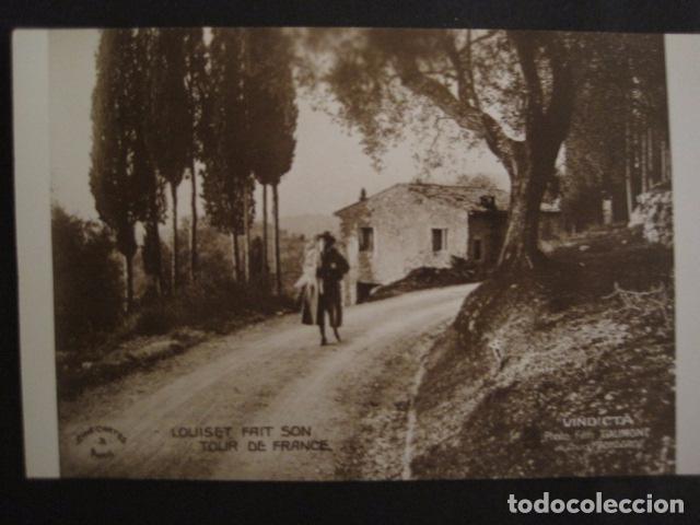  Foglietti di film di film antichi di cinema: VINDICTA - FILM GAUMONT - TARJETA POSTAL -VER FOTOS -(C-3059)