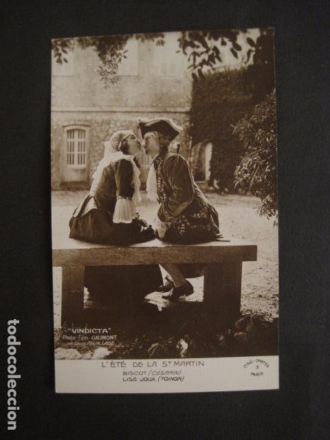  Foglietti di film di film antichi di cinema: VINDICTA - FILM GAUMONT - TARJETA POSTAL -VER FOTOS -(C-3063)