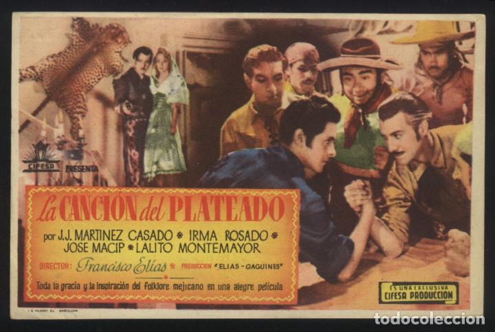  Foglietti di film di film antichi di cinema: Q-06741- LA CANCION DEL PLATEADO (CINE EDESA - PONFERRADA) JUAN JOSE MARTINEZ CASADO