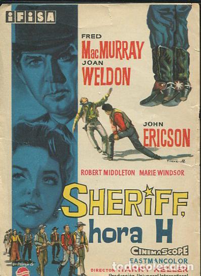 Cine: PROGRAMA SHERIFF HORA H - IFISA - FRED MAC MURRAY, JOAN WELDON - Foto 1