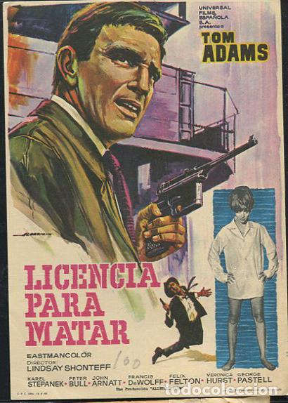 Cine: PROGRAMA Licencia para Matar - Tom Adams, Karel Stepanek - Foto 1