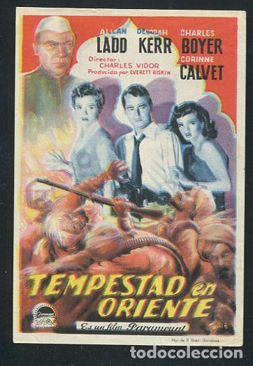 Cine: PROGRAMA Tempestad en Oriente - Allan Ladd, Deborah Kerr - Foto 1