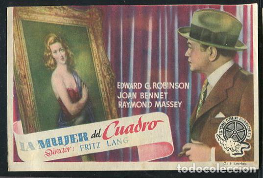 Cine: PROGRAMA LA MUJER DEL CUADRO, SENCILLO 1948, EDWARD G. ROBINSON JOAN BENNET - Foto 1 - 69069113
