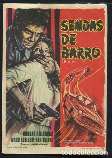 Cine: PROGRAMA SENDAS DE BARRO (GUNNAR HELLSTR&Ouml;M - MAUDE ADELSON - TOR ISEDAL) - Foto 1