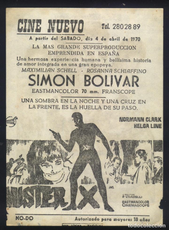 Kino: Q-06686- SIMON BOLIVAR (La epopeya de Bol&iacute;var) (CINE NUEVO) Maximilian Schell - Rosanna Schiaffino
