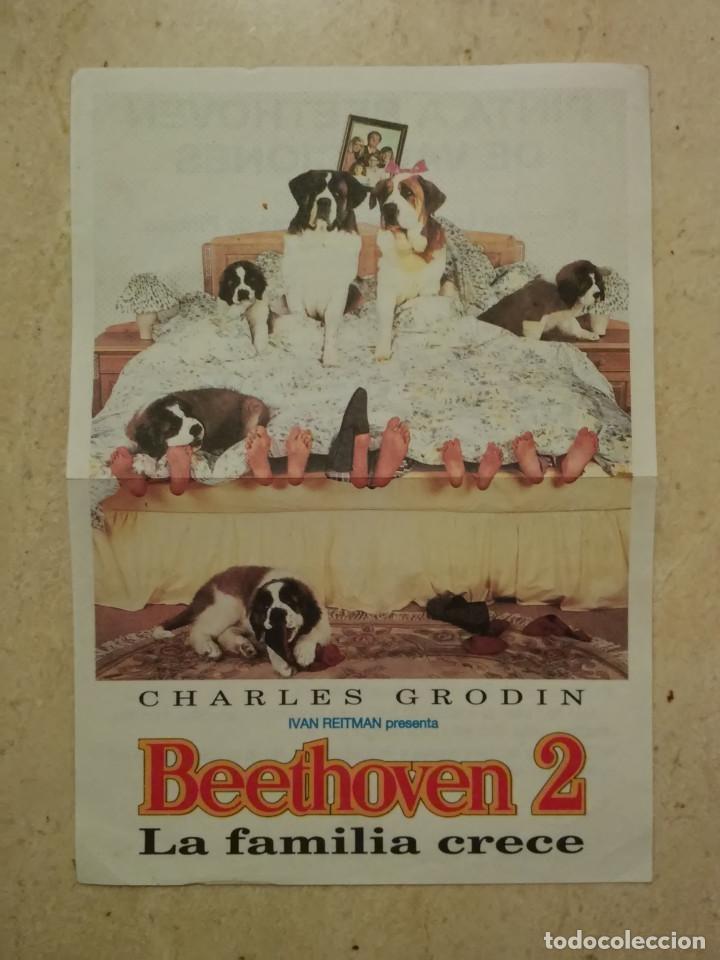 Cine: FOLLETO ORIGINAL - BEETHOVEN 2 LA FAMILIA CRECE - FAUNA - PERROS
