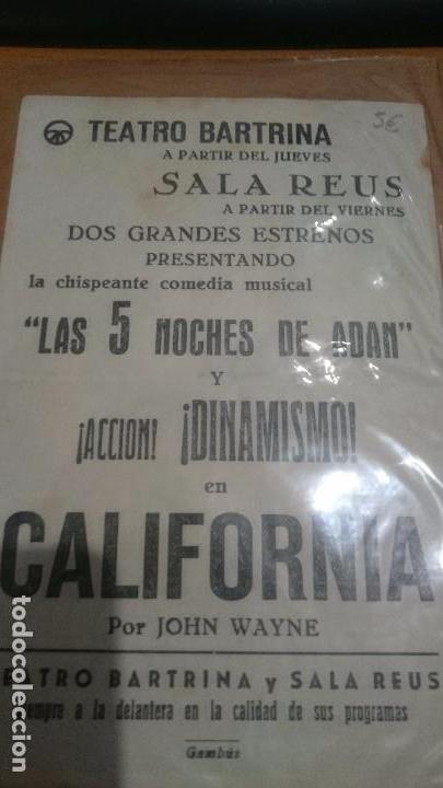 Cine: programa de cine simple las 5 noches de adan con publicidad - Foto 2