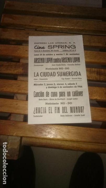 Cine: programa de cine simple hacia el fin del mundo con publiciad - Foto 2