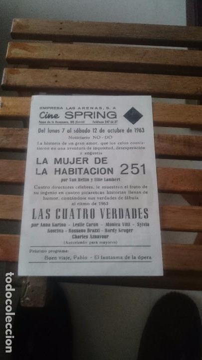 Cine: programa de cine simple las cuatro verdades con publicidad - Foto 2