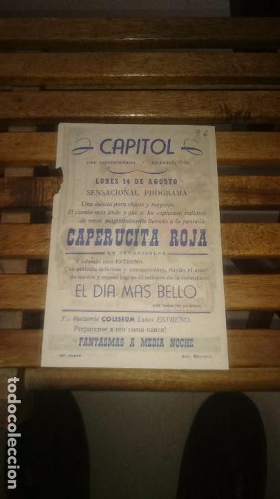 Cine: programa de cine simple caperucita roja con publicidad - Foto 2