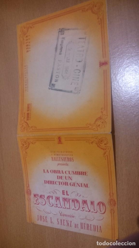 Cine: programa de cine doble el escandalo con publicidad - Foto 1