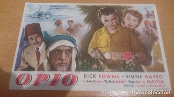 Cine: programa de cine simple con publicidad opio - Foto 1