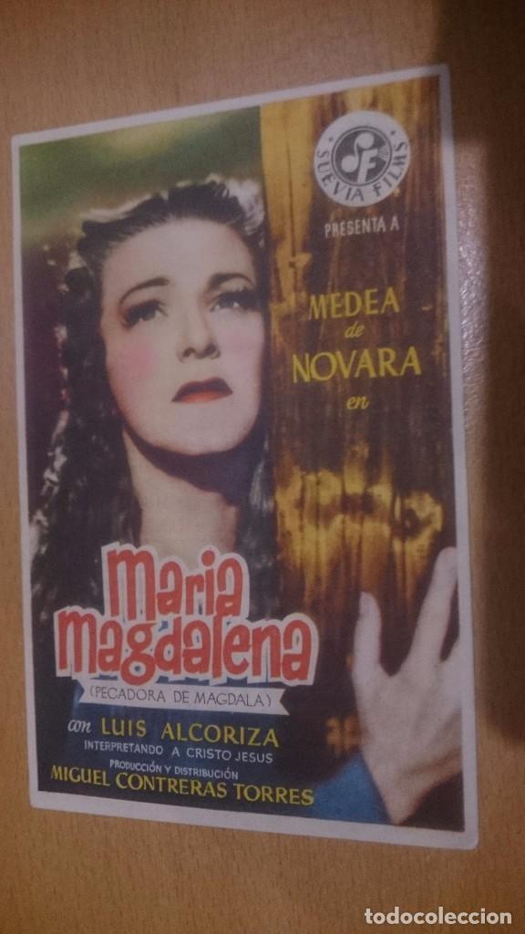 Cine: programa de cine simple con publicidad maria magdalena - Foto 1