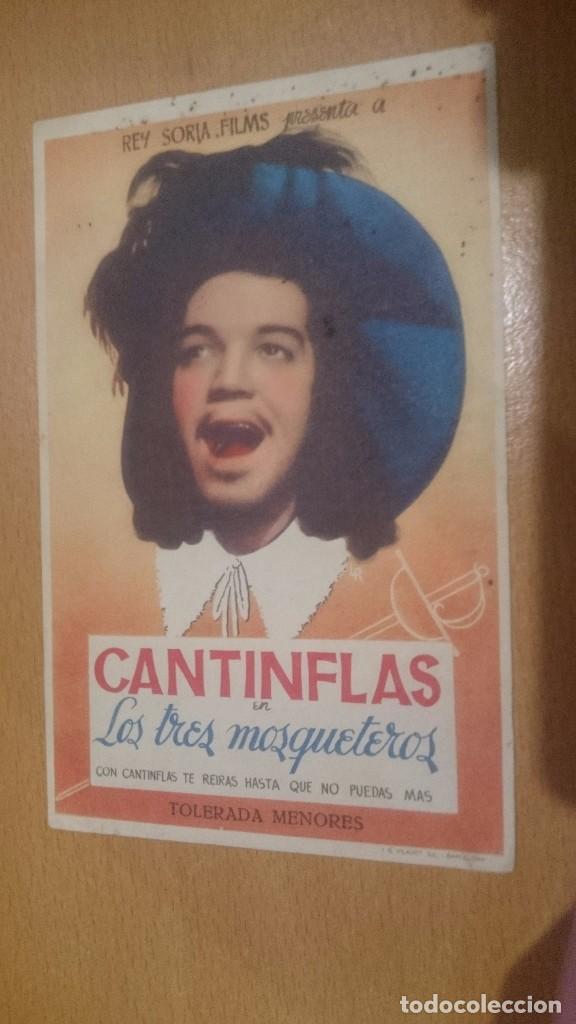 Cine: programa de cine simple con publicidad cantinflas en los tres mosqueteros - Foto 1