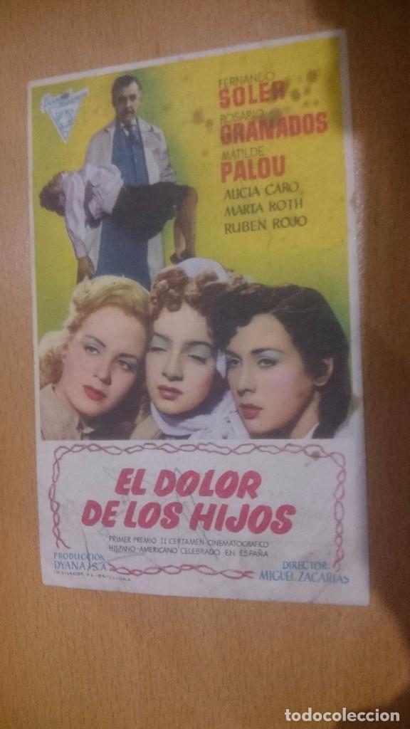 Cine: programa de cine simple con publicidad el dolor de los hijos - Foto 1