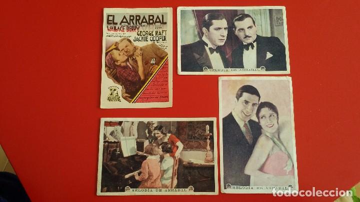 Cine: 4 PROGRAMA DE CINE - EL ARRABAL - FOLLETO DE MANO 100% ORIGINAL - Foto 1