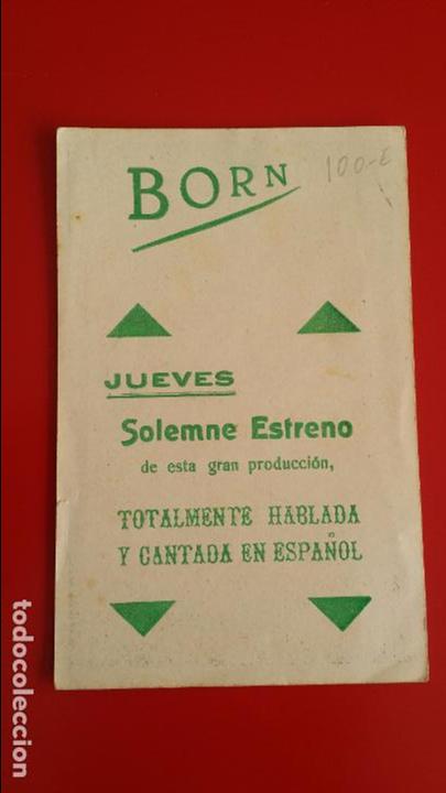 Cine: 4 PROGRAMA DE CINE - EL ARRABAL - FOLLETO DE MANO 100% ORIGINAL - Foto 6