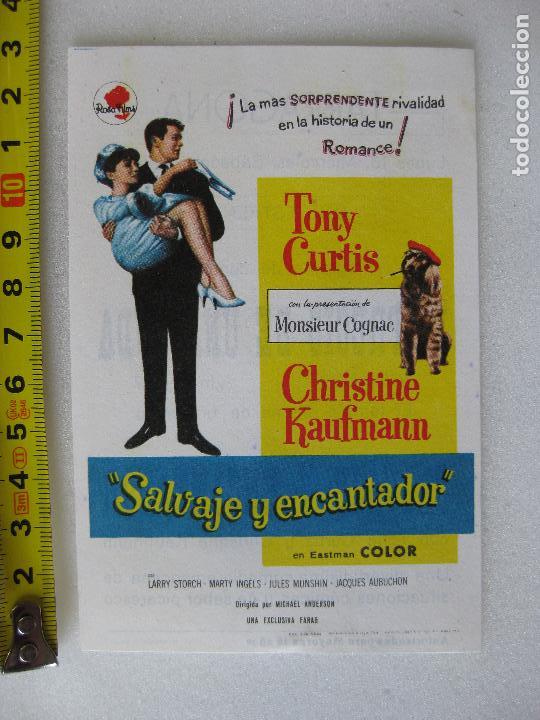  Foglietti di film di film antichi di cinema: SALVAJE Y ENCANTADOR - CON PUBLICIDAD