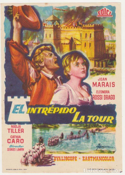 Folhetos de m&atilde;o de filmes antigos de cinema: El Intr&eacute;pido La tour. Sencillo de Edici.