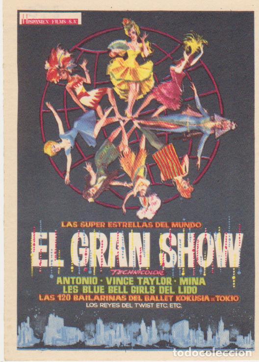 Cine: El Gran Show. Sencillo de Hispamex films. - Foto 1