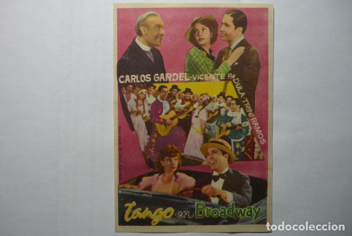 Cine: PROGRAMA TANGO EN BROADWAY - CARLOS GARDEL - Foto 1