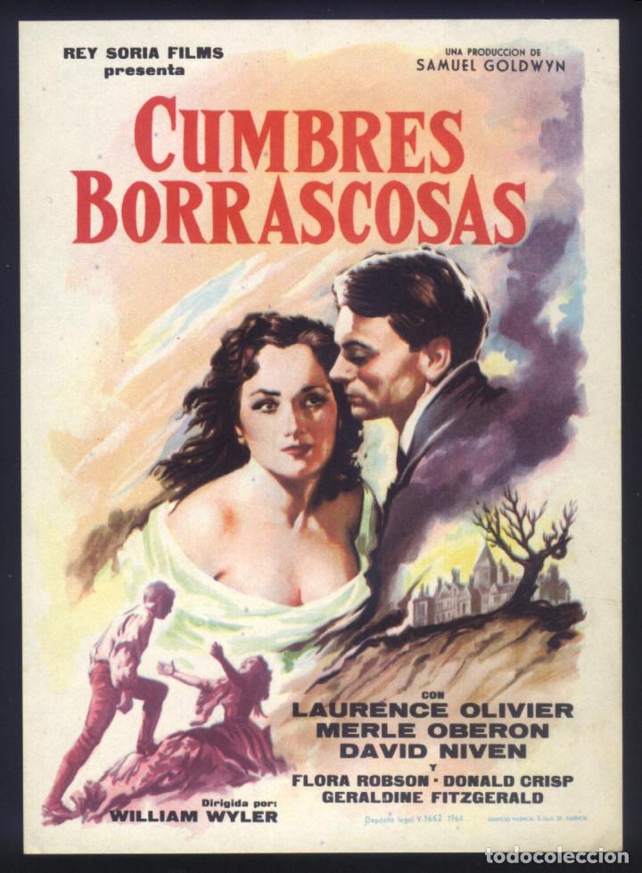 Cinema: Q-06803- CUMBRES BORRASCOSAS (Wuthering Heights) Merle Oberon - Laurence Olivier - David Niven