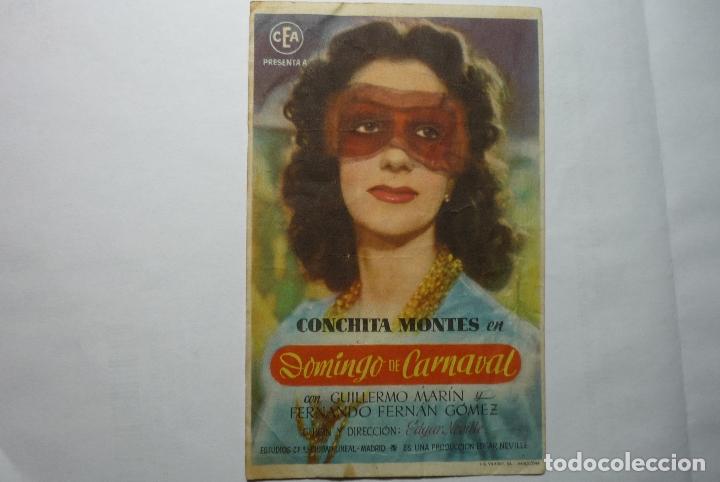 Cine: PROGRAMA DOMINGO DE CARNAVAL -CONCHITA MONTES-PUBLICIDAD - Foto 1