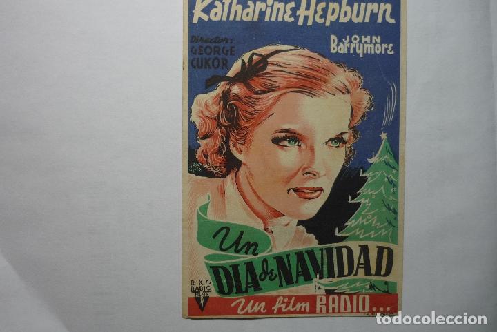 Cine: programa un dia de navidad.- k.hepburn - publicidad - Foto 1