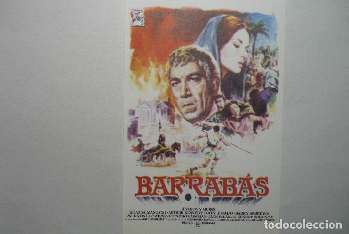 Cine: PROGRAMA MODERNO BARRABAS -A.QUINN--PUBLICIDAD - Foto 1