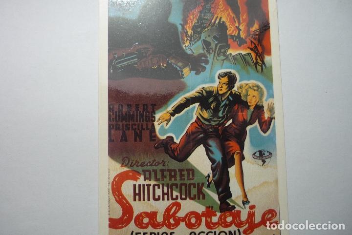 Cine: postal sabotaje- s.hitchcock - Foto 1