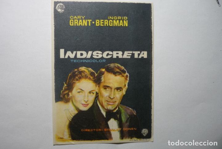 Cine: programa indiscreta-cary grant - publicidad monterrosa reus - Foto 1