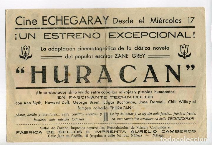 Cine: HURAC&Aacute;N, con Ann Blyth. C/I. - Foto 2