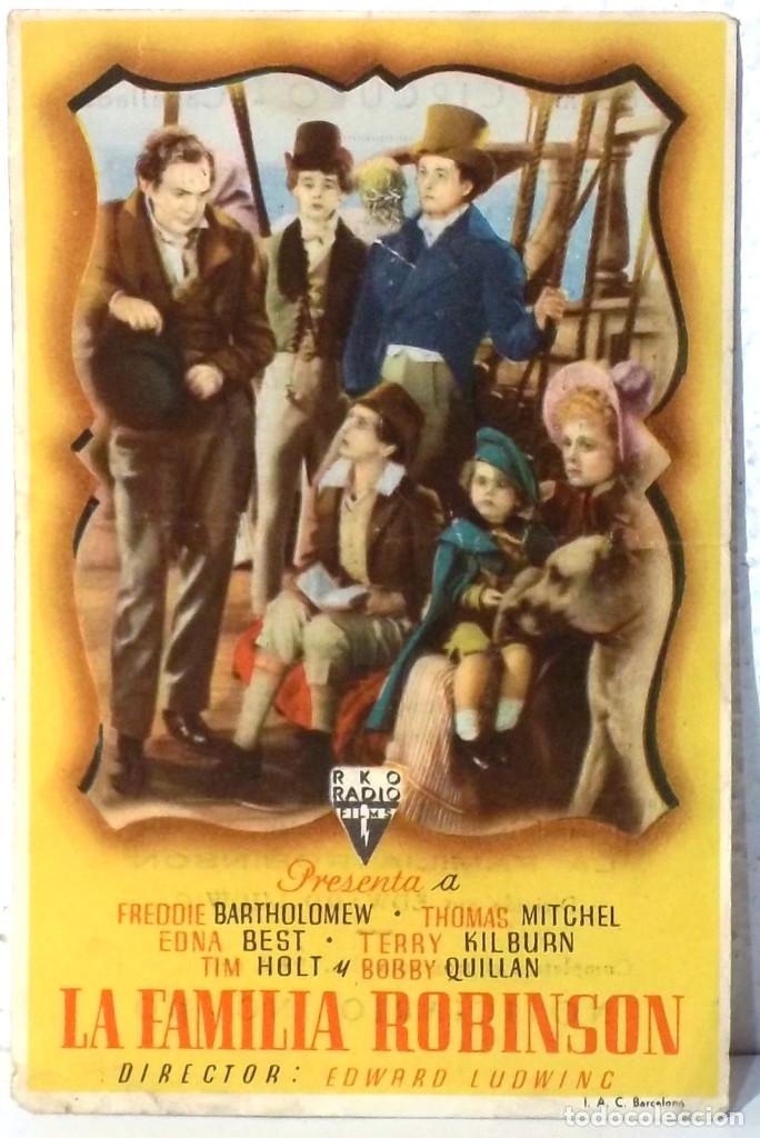 Cine: PROGRAMA DE CINE - LA FAMILIA ROBINSON - COMPRA MINIMA 5&euro; - Foto 1