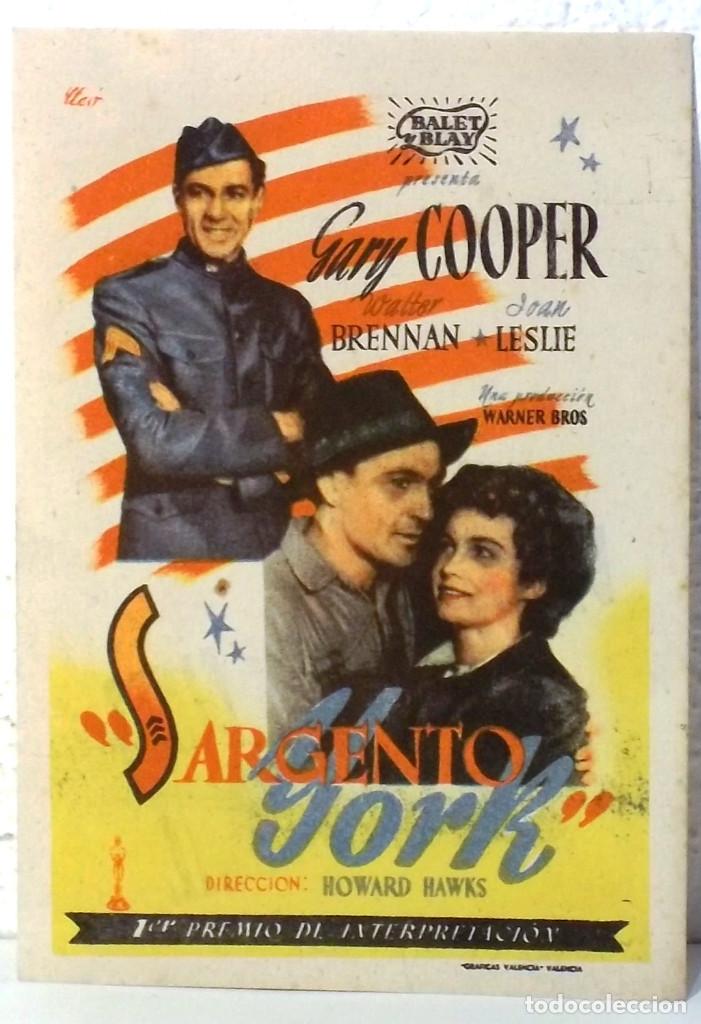 Cine: SARGENTO YORK - CON PUBLICIDAD - COMPRA MINIMA 5&euro; - Foto 1