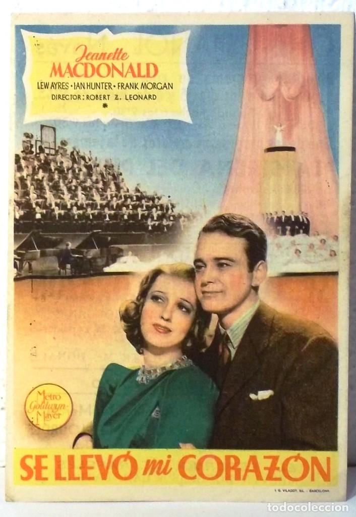 Cine: SE LLEVO MI CORAZON - CON PUBLICIDAD - COMPRA MINIMA 5&euro; - Foto 1
