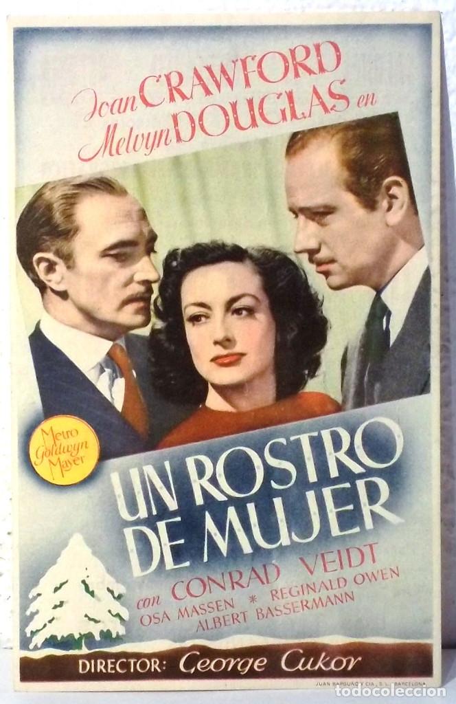 Cine: PROGRAMA DE CINE - UN ROSTRO DE MUJER - COMPRA MINIMA 5&euro; - Foto 1