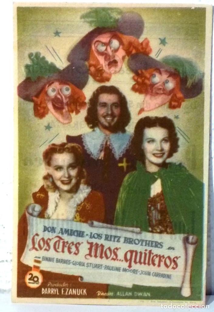 Cine: PROGRAMA DE CINE - LOS TRES MOS QUITEROS - COMPRA MINIMA 5&euro; - Foto 1