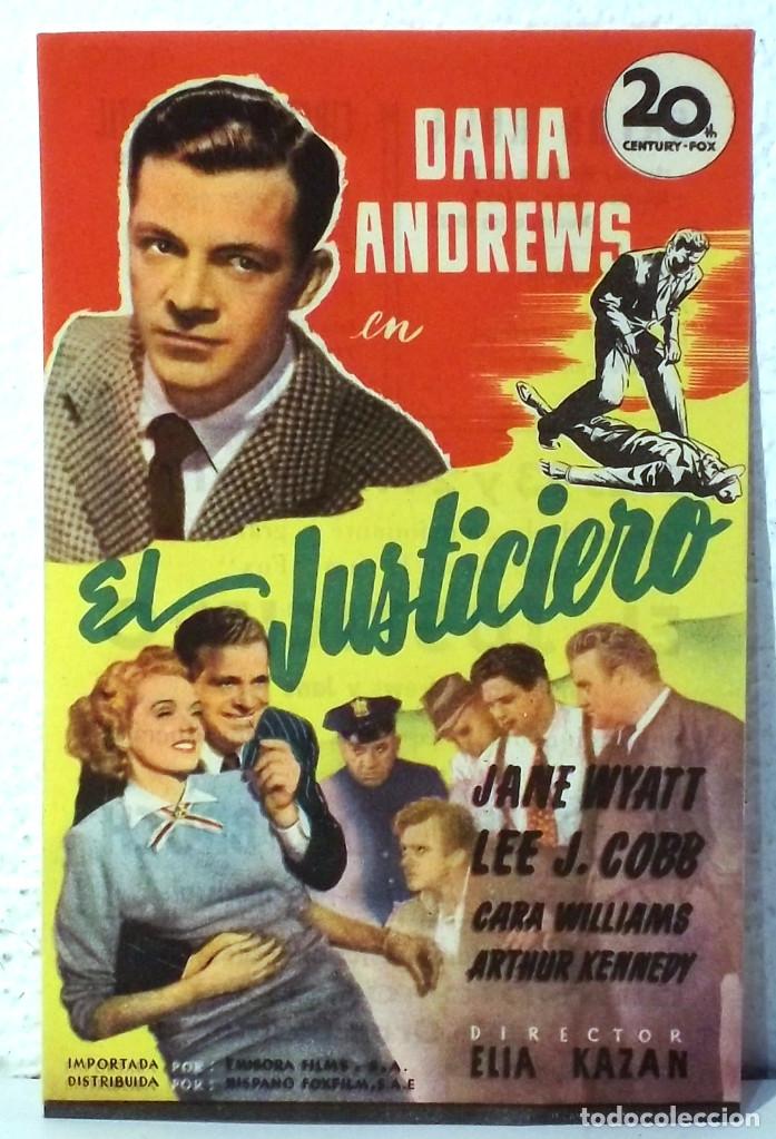 Cine: PROGRAMA DE CINE - EL JUSTICIERO - COMPRA MINIMA 5&euro; - Foto 1