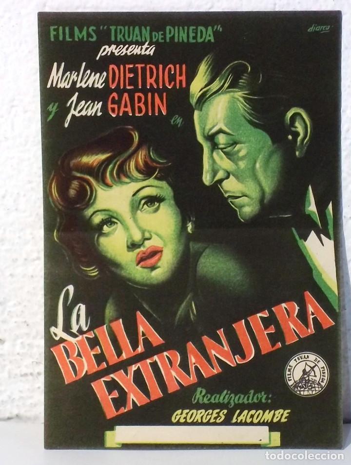 Cine: PROGRAMA DE CINE - LA BELLA EXTRANJERA - CON PUBLICIDAD - - Foto 1