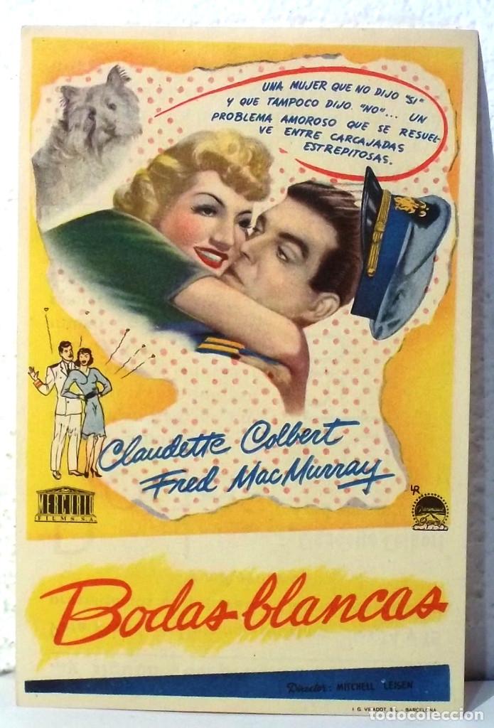 Cine: PROGRAMA DE CINE - BODAS BLANCAS - CON PUBLICIDAD - COMPRA MINIMA 5&euro; - Foto 1