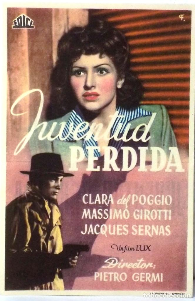 Cine: PROGRAMA DE CINE - JUVENTUD PERDIDA - COMPRA MINIMA 5&euro; - Foto 1