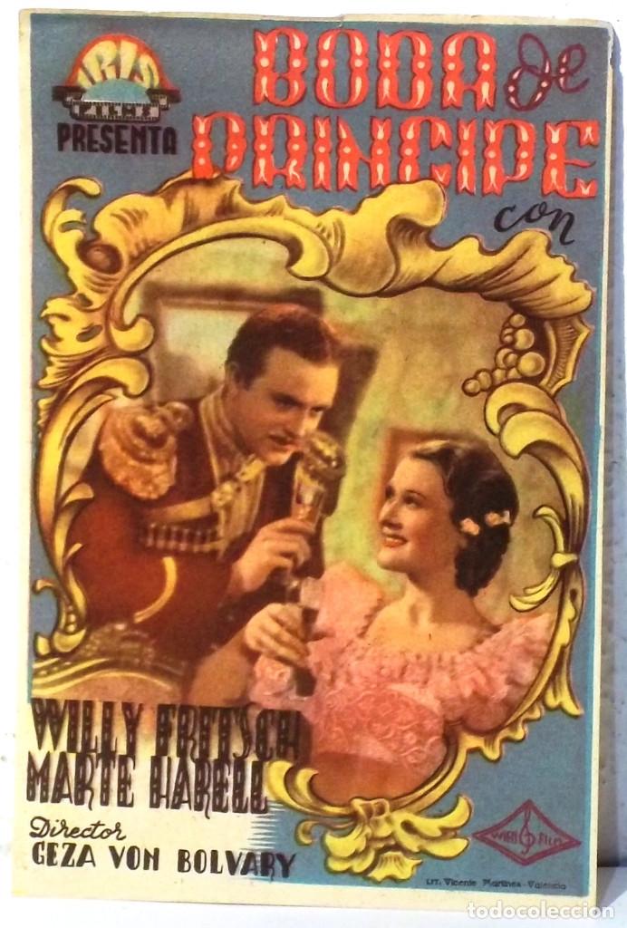 Cine: PROGRAMA DE CINE - BODA DE PRINCIPE - COMPRA MINIMA 5&euro; - Foto 1