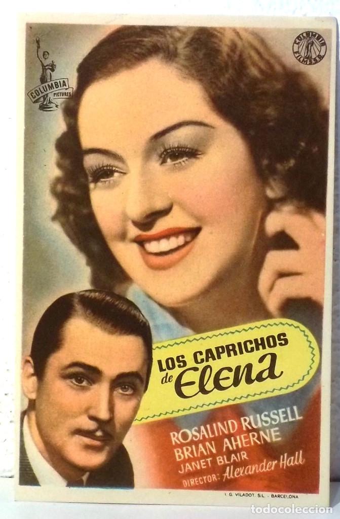 Cine: PROGRAMA DE CINE - LOS CAPRICHOS DE ELENA - CON PUBLICIDAD - COMPRA MINIMA 5&euro; - Foto 1