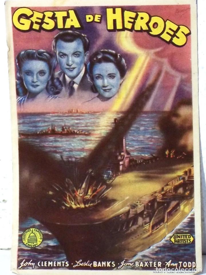 Cine: GESTA DE HEROES - CON PUBLICIDAD - COMPRA MINIMA 5&euro; - Foto 1