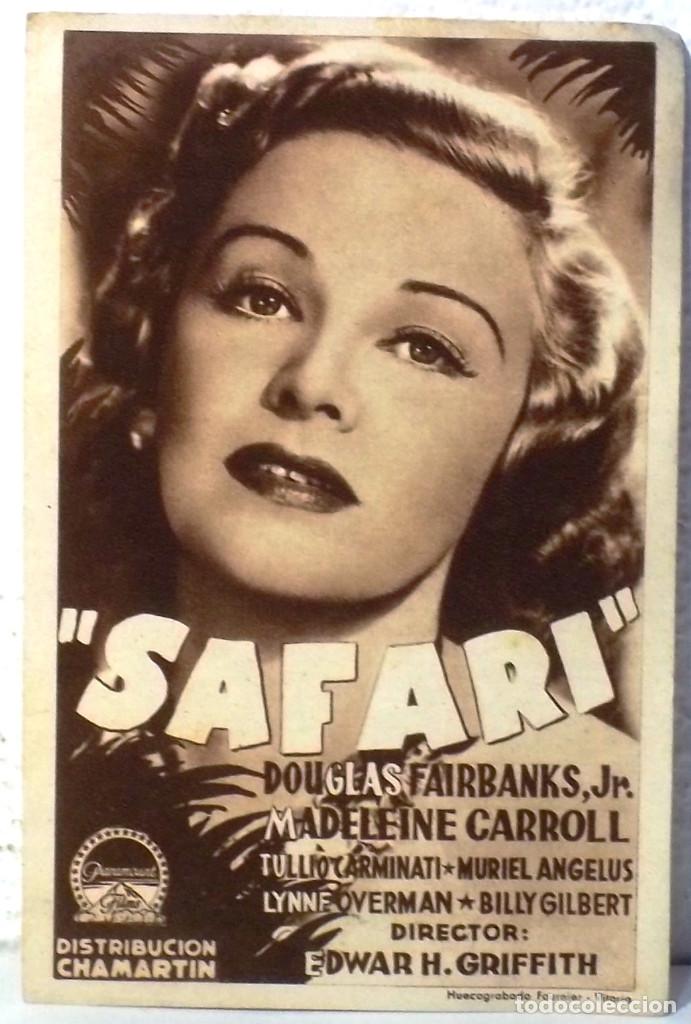 Cine: SAFARI - CON PUBLICIDAD - COMPRA MINIMA 5&euro; - Foto 1