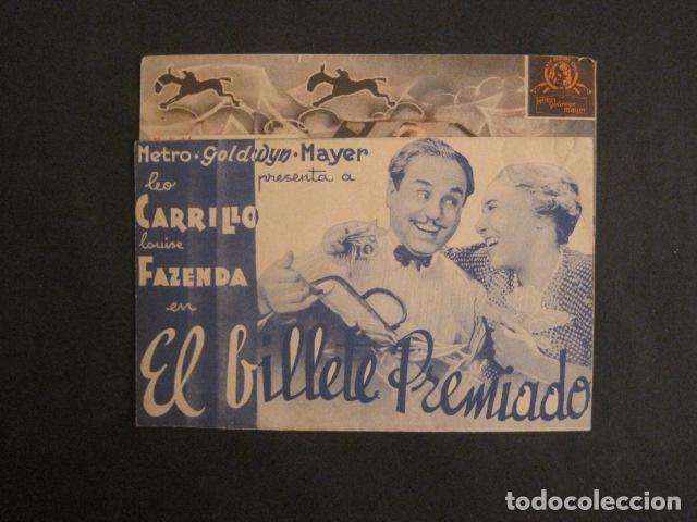 Cinema: EL BILLETE PREMIADO  -DOBLE  -VER FOTOS - (C-3112)