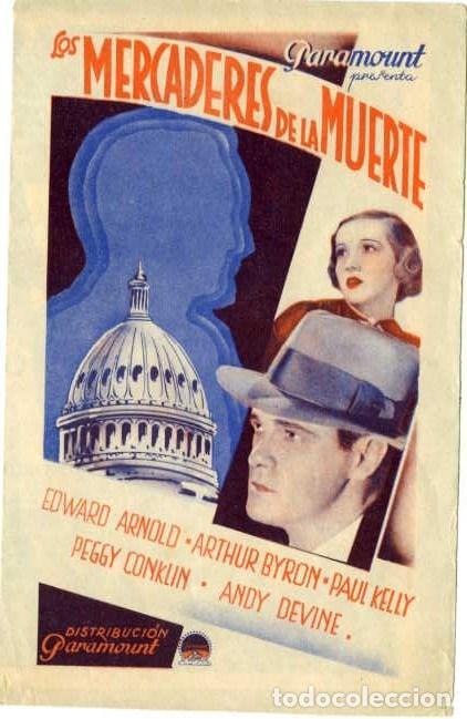 Cine: MERCADERES DE LA MUERTE. PROGRAMA DOBLE. CINE COLISEUM. - Foto 1