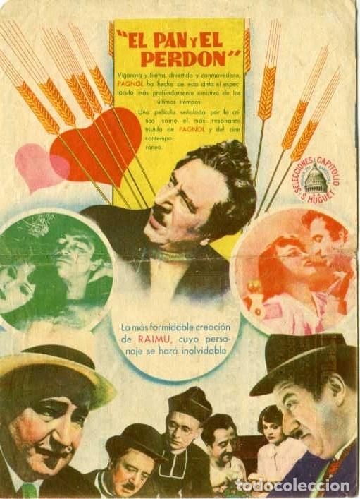 Cine: EL PAN Y EL PERDON. PROGRAMA DOBLE. CINE ZORRILLA. - Foto 2